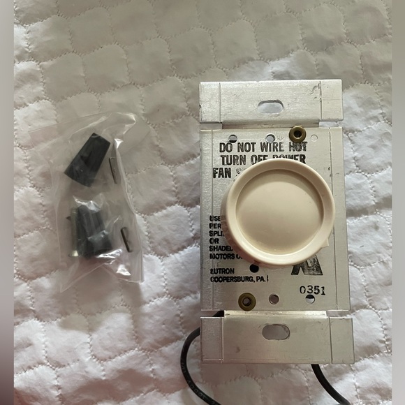 FANDIAL® LUTRON FAN SPEED CONTROL 120V  60HZ FS-5F - Picture 4 of 8